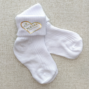 Носки для новорожденных летние белые Aleyna н-22  9 