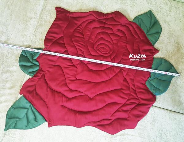 Дитячий ігровий килимок у формі квітки троянди Kuzya Production №2 №2 №2