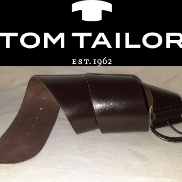 Кожанный широкий ремень Tom Tailor TW 90 Германия  №2