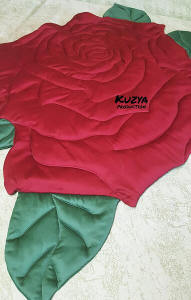 Дитячий ігровий килимок у формі квітки троянди Kuzya Production №2 №2 №2 №2 №2