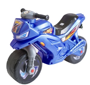 Мотоцикл 2-х колесный для мальчика синий Орион