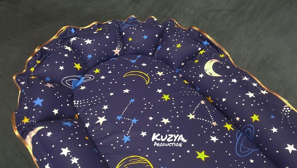 Кокон-гніздечко для новонароджених Космос і зірки 0-18 міс. Kuzya Production  №2 №2 №2 №2 №2 №2 №2 №2 №2