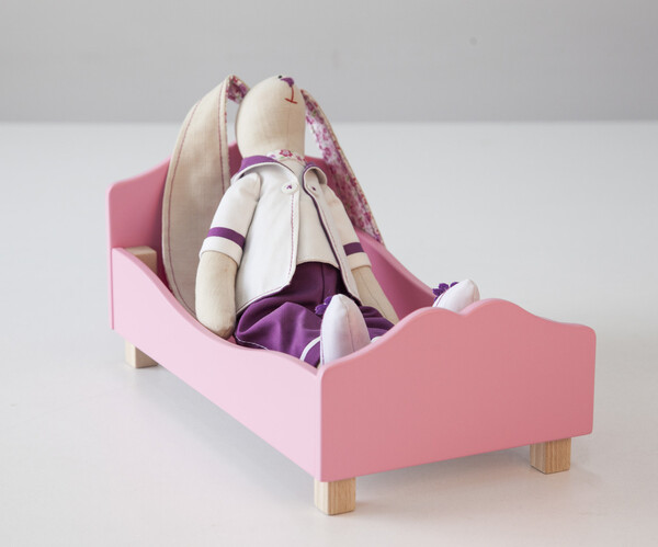 Мини кукольная кроватка розовая №2 №2 №2 №2 №2 №2