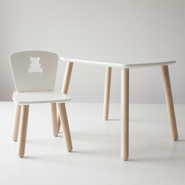 Комплект стол и стул детский с дополнительными ножками №2